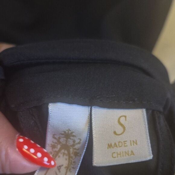 Adiva Black Ruffled Halter Top - Picture 3 of 16